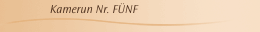 Kamerun Nr. F&Uuml;NF